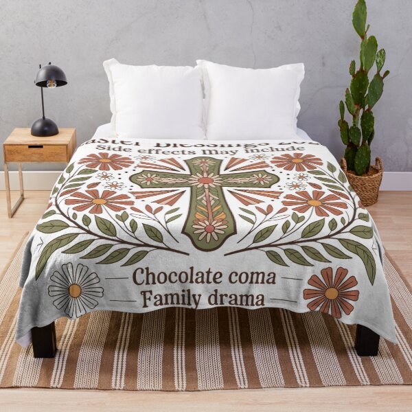 Item preview, Easter Blessings 2025: Floral Cross Humor Tee designed and sold by AnnDesignStudio.