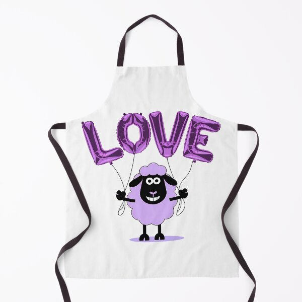 Item preview, Sheep Love Sheep Holding Love Balloons Sheep Valentine designed and sold by SlocifieShop.