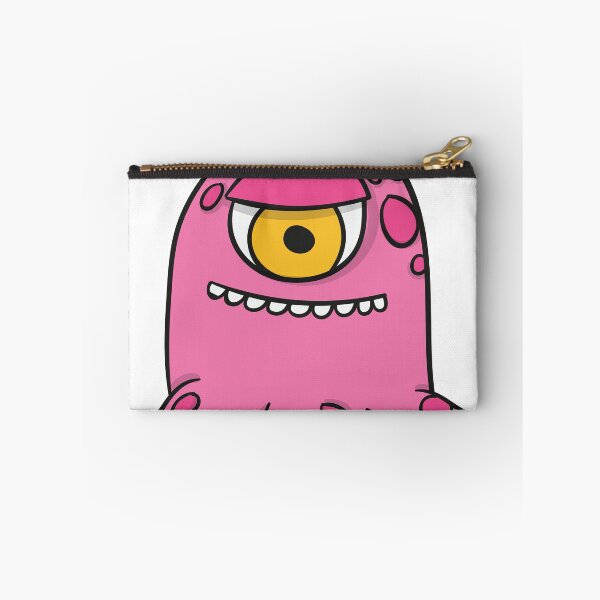 Item preview, a pink monster with one eye. designed and sold by esycrazy.