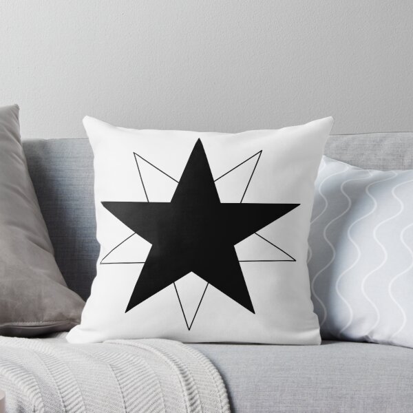 Item preview, Stellar Contrast: Black and White Shifting Stars, Unique designed and sold by villacreativa.