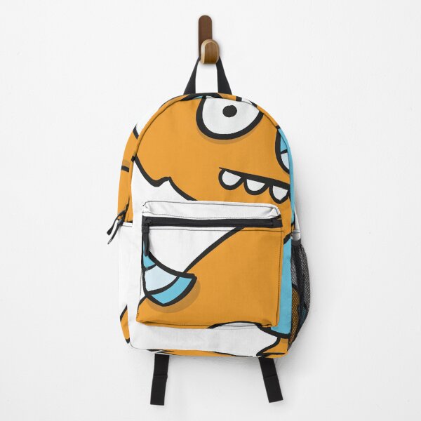 Item preview, an orange monster with small horns. designed and sold by esycrazy.