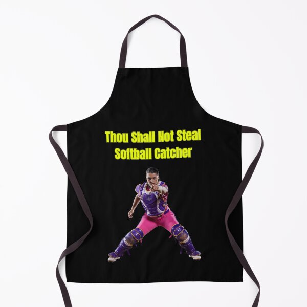 Item preview, Thou Shall Not Steal Softball Catcher designed and sold by TrendsLook.