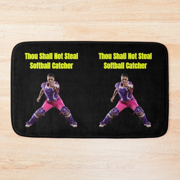 Item preview, Thou Shall Not Steal Softball Catcher designed and sold by TrendsLook.