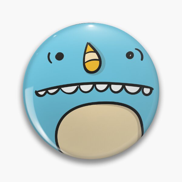 Item preview,  a blue monster with a yellow belly designed and sold by esycrazy.