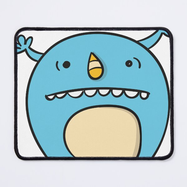 Item preview, a blue monster with a yellow belly designed and sold by esycrazy.