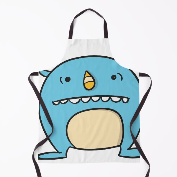 Item preview, a blue monster with a yellow belly designed and sold by esycrazy.