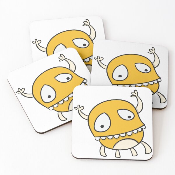 Item preview, a yellow monster with a beige belly designed and sold by esycrazy.