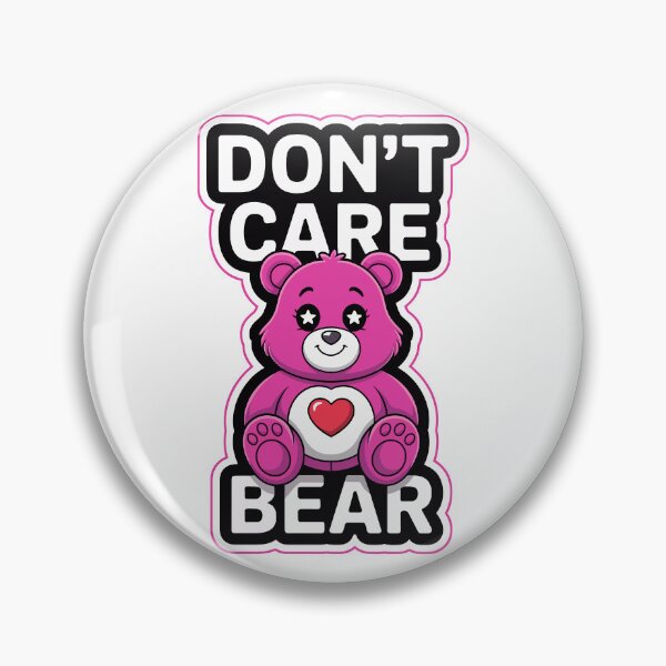 Item preview, Don't Care Bear designed and sold by Angry Swan Designs.