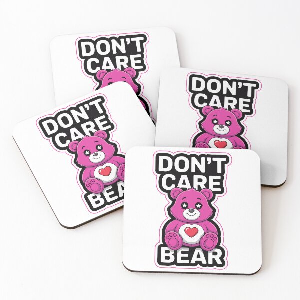 Item preview, Don't Care Bear designed and sold by Angry Swan Designs.