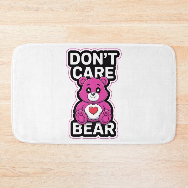 Item preview, Don't Care Bear designed and sold by Angry Swan Designs.