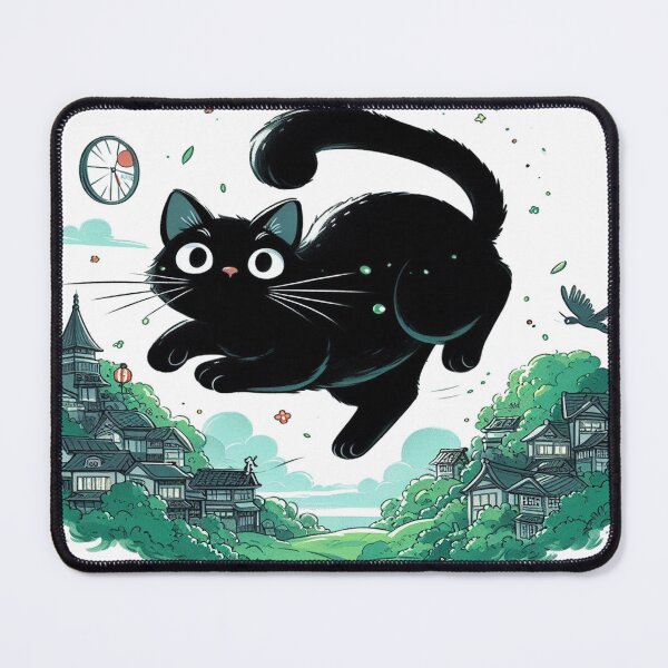 Item preview, cat floating in the landscape designed and sold by InsertQuests.