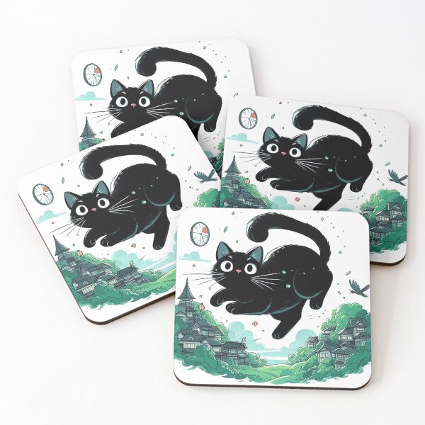 Item preview, cat floating in the landscape designed and sold by InsertQuests.