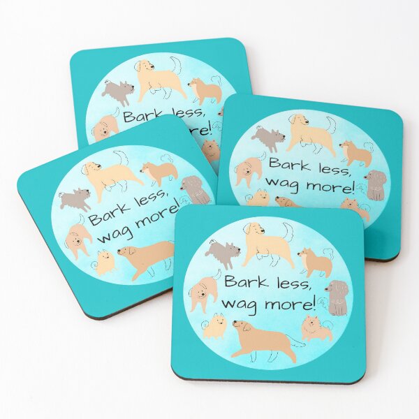 Item preview, Bark less, wag more! designed and sold by DogLoverTeeShop.