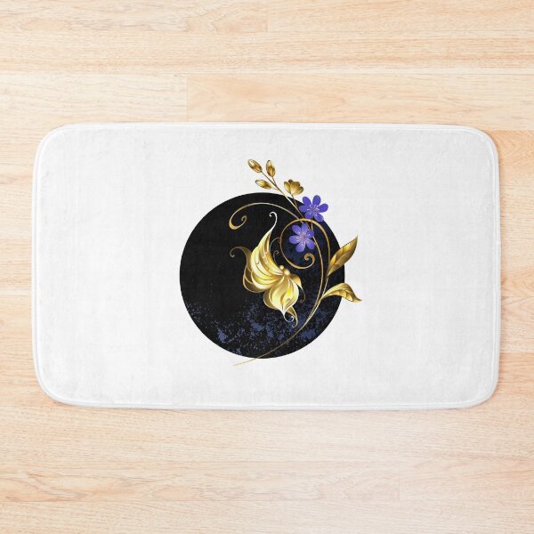 Item preview, Golden butterfly on golden wildflower designed and sold by Blackmoon9.
