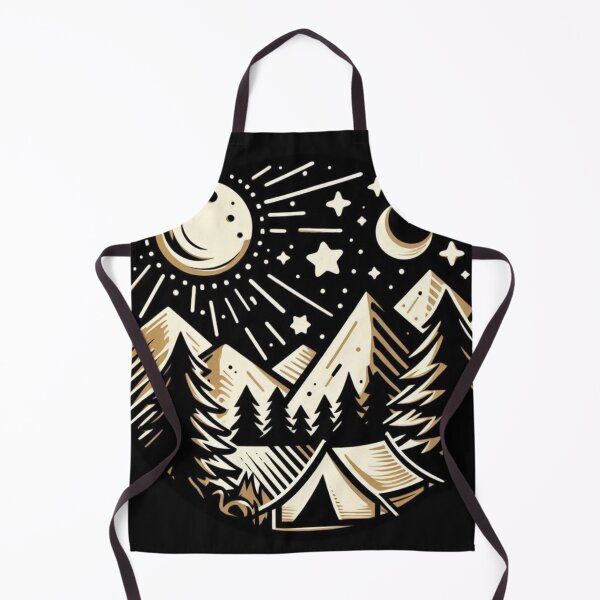 Item preview, Celestial Camping – Vintage Wilderness Nightscape designed and sold by CampOutfit.
