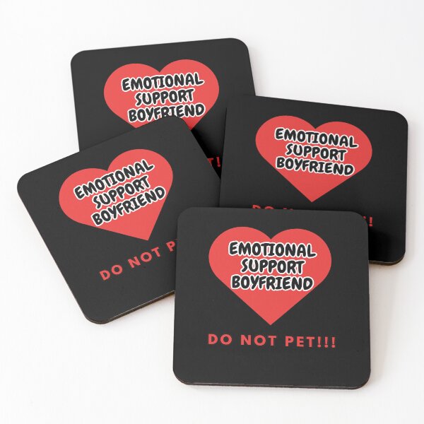 Item preview, Emotional Support Boyfriend DO NOT PET!!! designed and sold by HugSomeNettles.