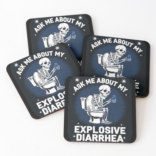 Item preview, Ask Me About My Explosive Diarrhea designed and sold by Angry Swan Designs.