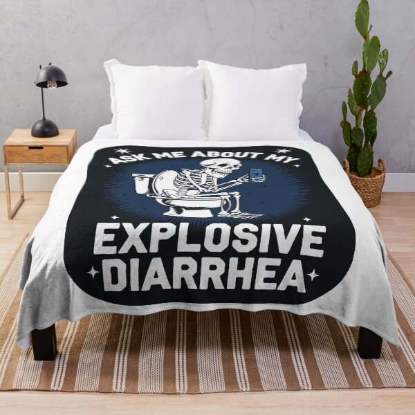 Item preview, Ask Me About My Explosive Diarrhea designed and sold by Angry Swan Designs.