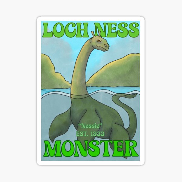 Item preview, Loch Ness monster "Nessie" designed and sold by Jmablesonart.