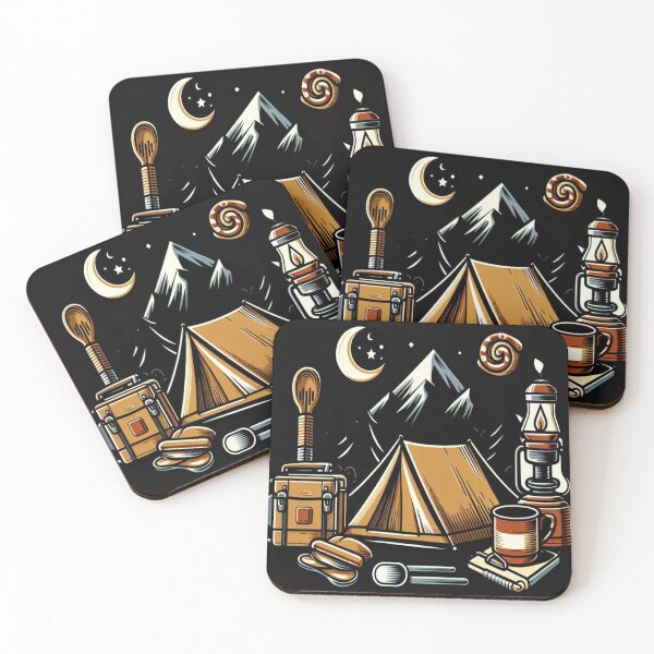 Item preview, Rustic Camping Essentials – Vintage Adventure Art designed and sold by CampOutfit.