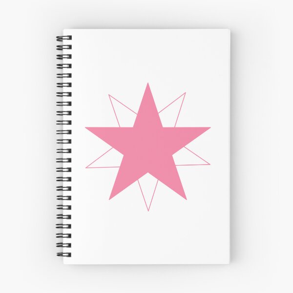 Item preview, Dynamic Pink Star with Shifting Transparent Outline, Unique designed and sold by villacreativa.