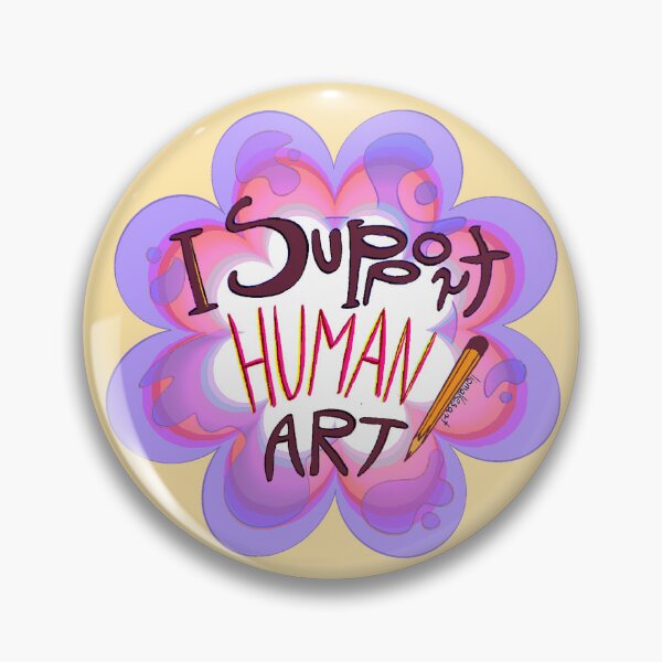 Item preview, I Support Human Art designed and sold by Liomakesart.