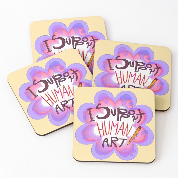 Item preview, I Support Human Art designed and sold by Liomakesart.