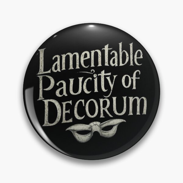 Item preview, Lamentable Paucity of Decorum Mr Milchick Severance Quote designed and sold by BrightNook.
