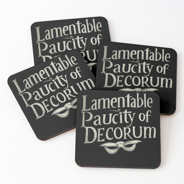 Item preview, Lamentable Paucity of Decorum Mr Milchick Severance Quote designed and sold by BrightNook.