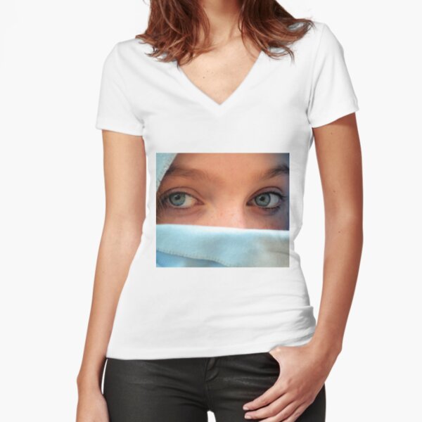 Fitted V-Neck T-Shirt
