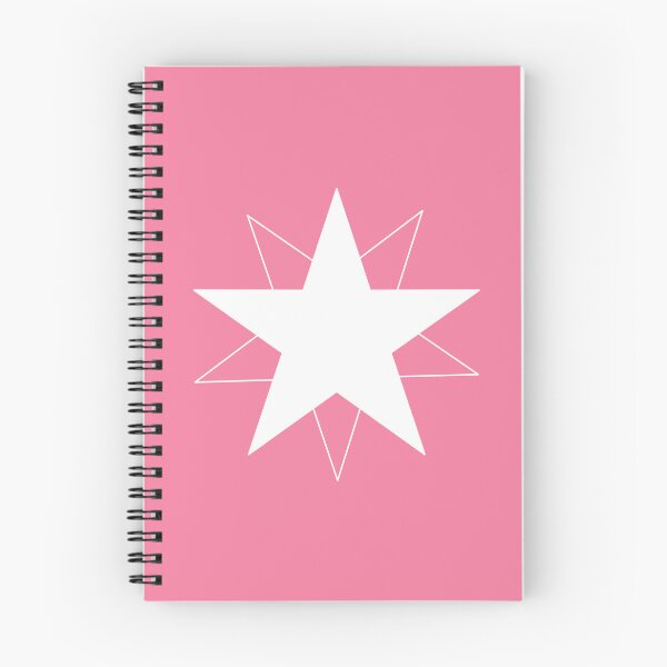 Item preview, Dynamic White Star with Shifting Transparent Outline, Unique designed and sold by villacreativa.
