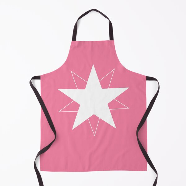 Item preview, Dynamic White Star with Shifting Transparent Outline, Unique designed and sold by villacreativa.