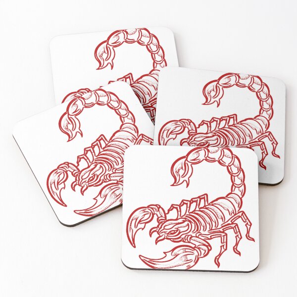 Item preview, Scorpion traditional tattoo Sticker designed and sold by SharpKlaws.