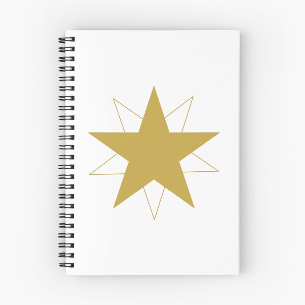 Item preview, Dynamic Golden Star with Shifting Transparent Outline, Unique designed and sold by villacreativa.