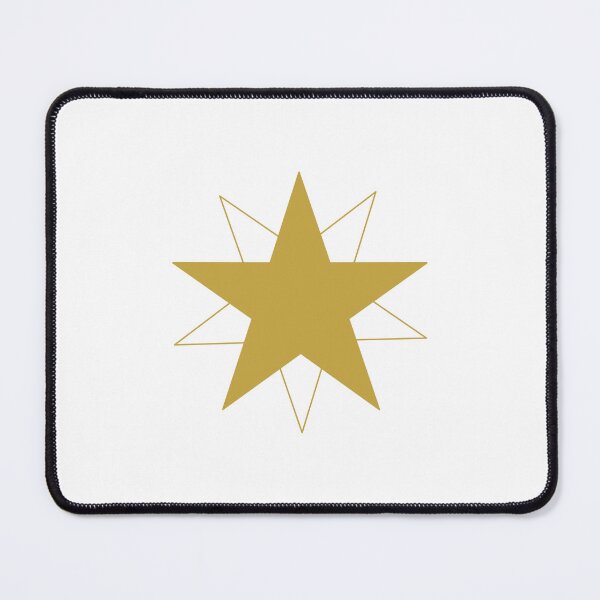 Item preview, Dynamic Golden Star with Shifting Transparent Outline, Unique designed and sold by villacreativa.