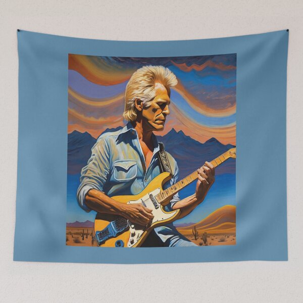 Item preview, "Desert Serenade: Don Felder's Musical Fusion with Nature" designed and sold by Artisticanvas.