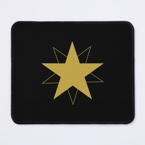 Item preview, Dynamic Golden Star with Shifting Transparent Outline, Unique designed and sold by villacreativa.