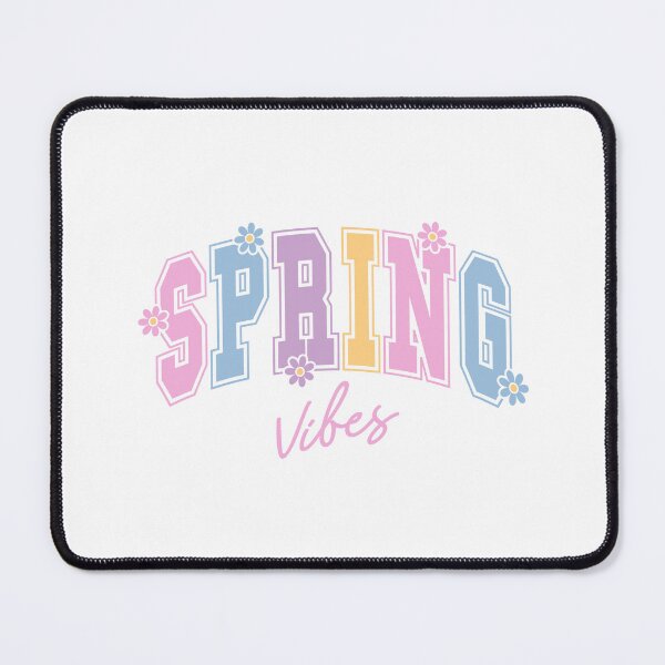 Item preview, Pastel Spring Vibes Retro Aesthetic Typography with Flowers designed and sold by LibbyNewton.