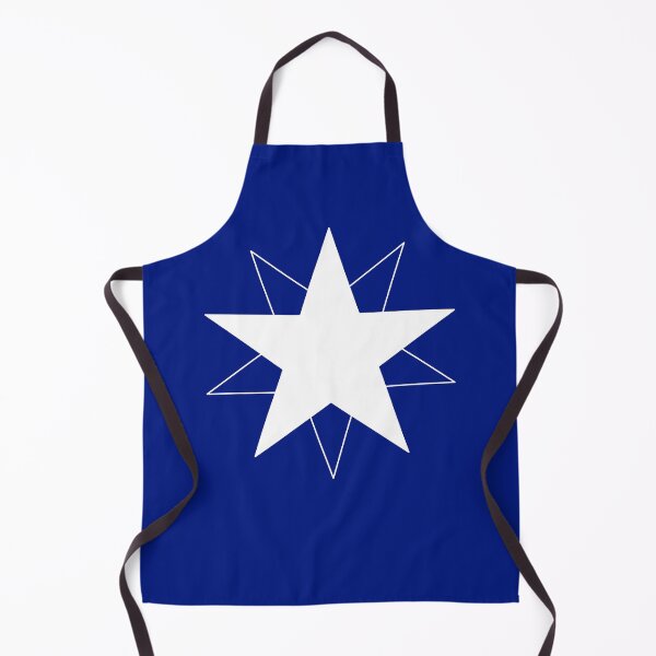 Item preview, Dynamic White Star with Shifting Transparent Outline, Unique designed and sold by villacreativa.