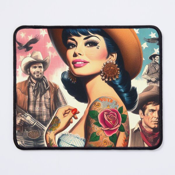 Item preview, Tattoo Country Girl designed and sold by PulpVintage.