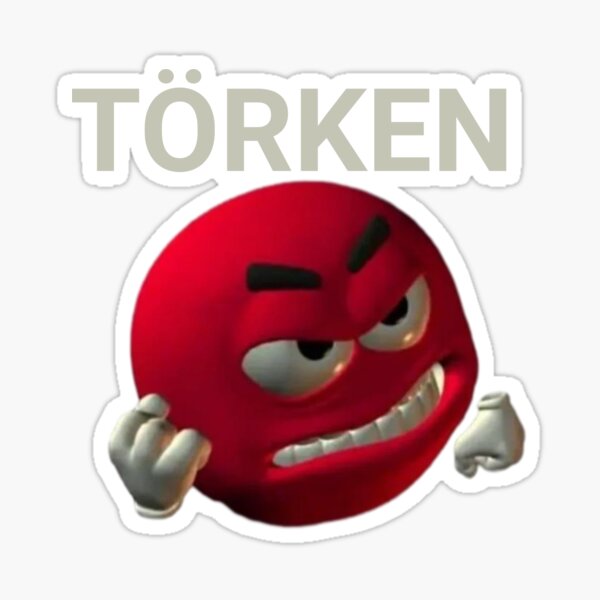 Item preview, turkish red evil emoji german meme designed and sold by LayersDesign.