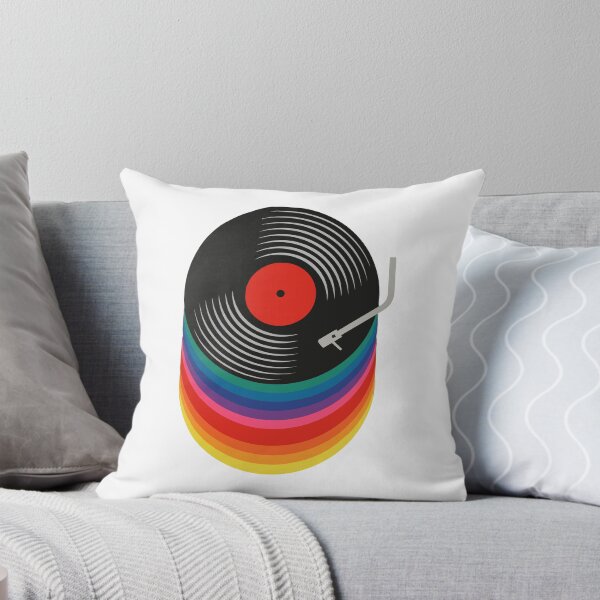 Item preview, Retro Vinyl Records Rainbow designed and sold by Angry Swan Designs.