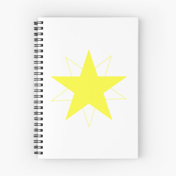 Item preview, Dynamic Yellow Star with Shifting Transparent Outline, Unique designed and sold by villacreativa.