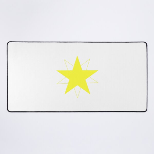 Item preview, Dynamic Yellow Star with Shifting Transparent Outline, Unique designed and sold by villacreativa.