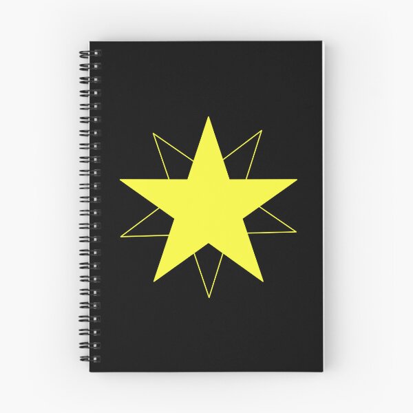 Item preview, Dynamic Yellow Star with Shifting Transparent Outline, Unique designed and sold by villacreativa.