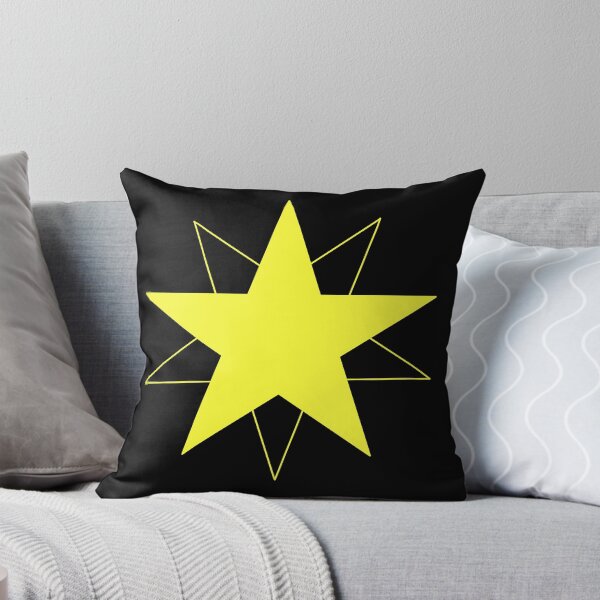 Item preview, Dynamic Yellow Star with Shifting Transparent Outline, Unique designed and sold by villacreativa.