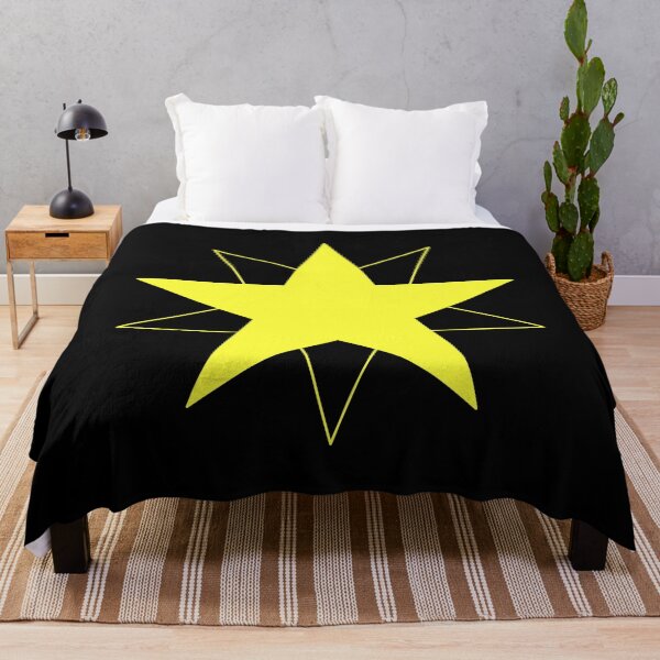 Item preview, Dynamic Yellow Star with Shifting Transparent Outline, Unique designed and sold by villacreativa.