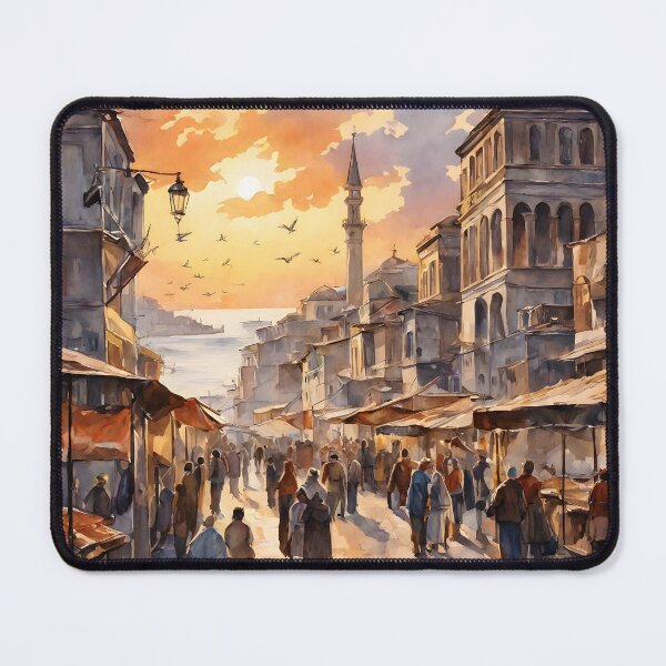 Item preview, Istanbul's Iconic Street Markets: A Vibrant Tapestry of Culture and Commerce designed and sold by LSVart.