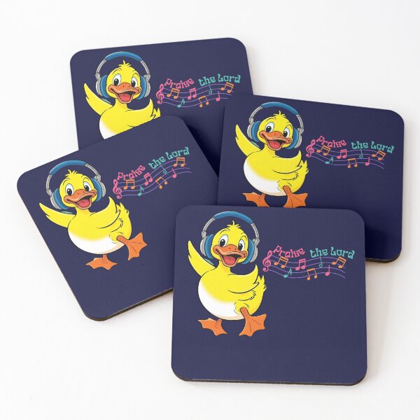 Item preview, Funny Dancing Duck Praising designed and sold by BlessedHandsDesigns.
