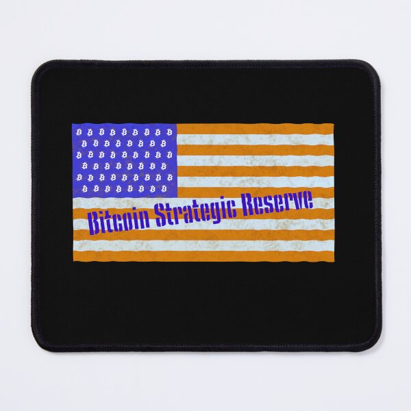 Item preview, Bitcoin Strategic Reserve on US Flag designed and sold by OrangePilled.